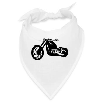 chopper - Bandana - Weiß - Vorne