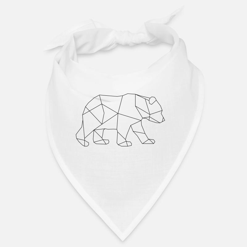 Polar Bear Polar Bear Bear Geometric Ice North Pole Arctic Bandana