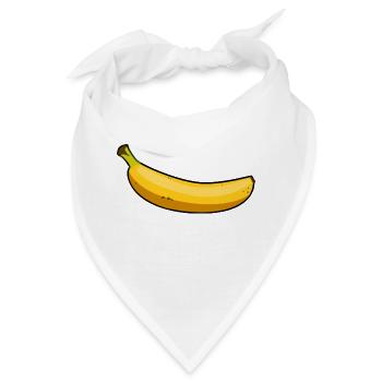 Banane - Bandana - Weiß - Vorne