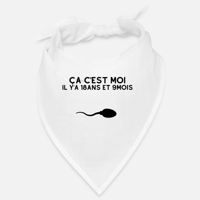 T shirt anniversaire ça c'est moi il y'a 18ans Bandana