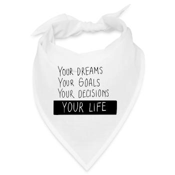 Your Life - Bandana - Weiß - Vorne