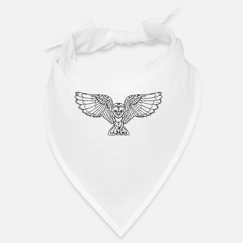 Elegante fliegende Eule Bandana