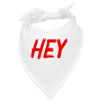 HEY - Bandana - Weiß - Vorne