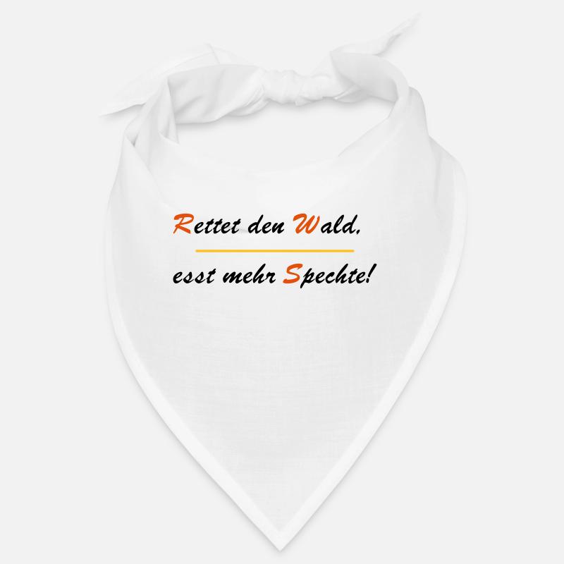 Rettet den Wald - esst mehr Spechte Bandana