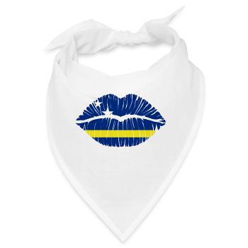Kuss Curaçao - Bandana - Weiß - Vorne