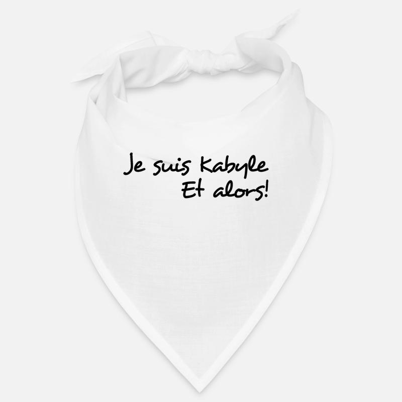 Je suis Kabyle et alors! - Bandana - blanc