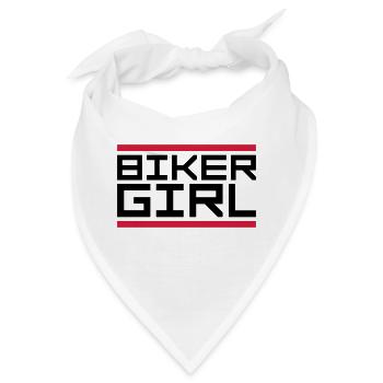 Balken Logo Biker - Bandana - Weiß - Vorne