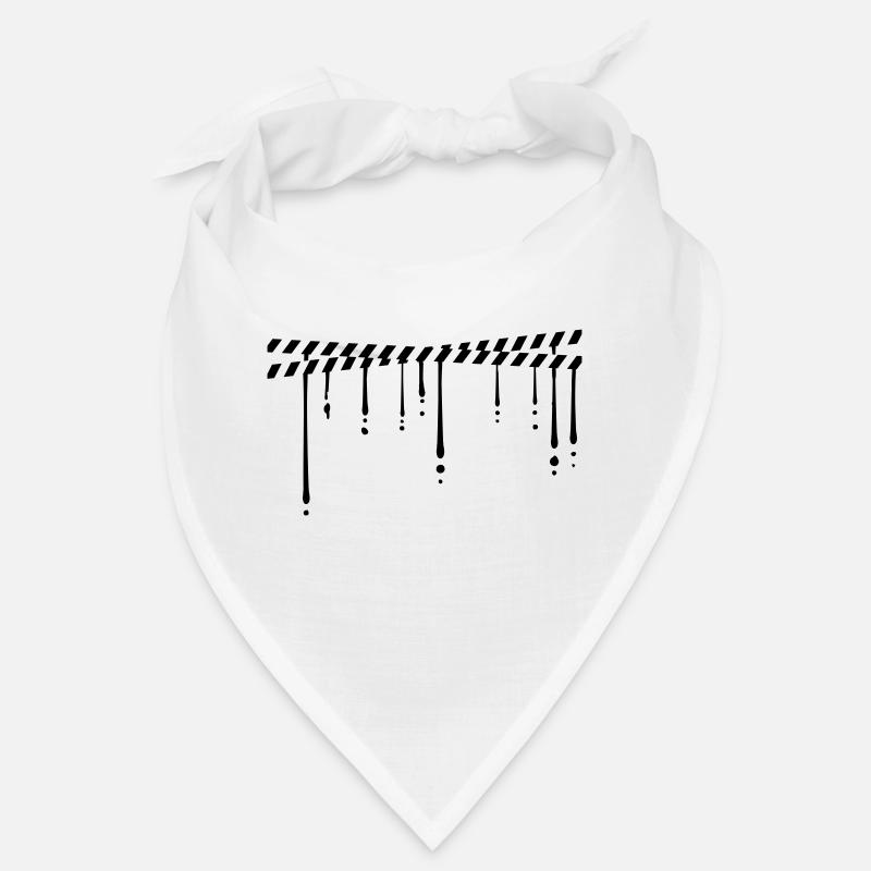 Verrouillage goutte de ruban de sécurité Bandana