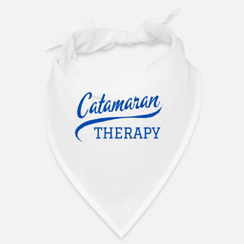 Catamaran Therapy Typography US sport Bandana