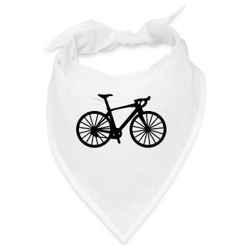 Fahrrad Bike Personalisierbar - Bandana - Weiß - Vorne