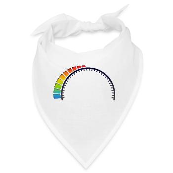 Energie-Geschwindigkeit Schaltuhr Energie - Bandana - Weiß - Vorne