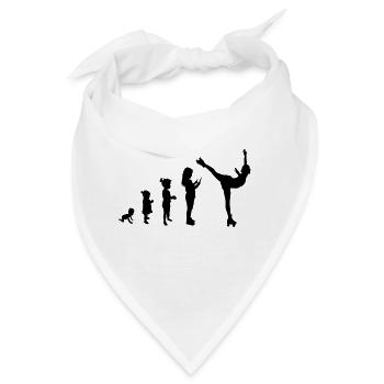 Evolution roller skating 1 - Bandana - Weiß - Vorne