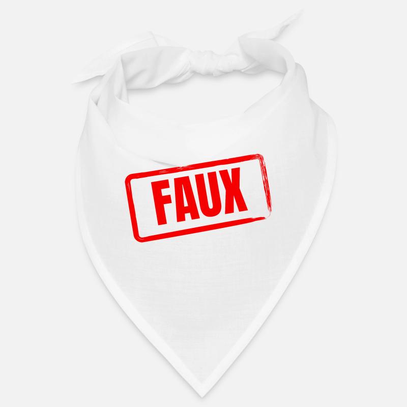 FALSE - Bandana - white