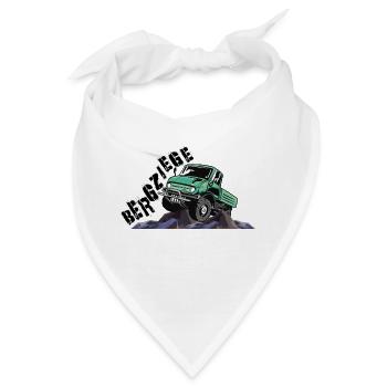 Bergziege - Unimog - Offroad - Oldtimer - Bandana - Weiß - Vorne