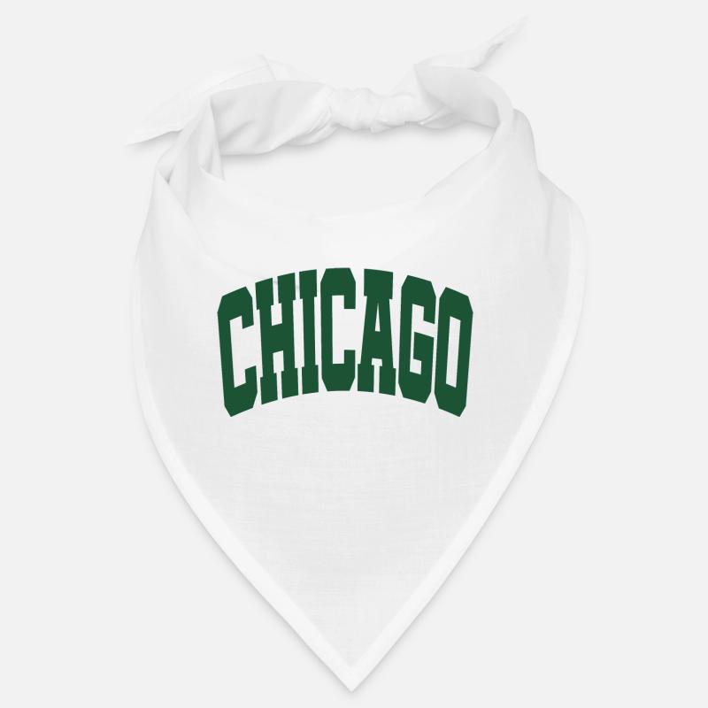Chicago lettering green Bandana