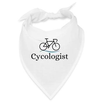 Radfahrer Cycologist - Bandana - Weiß - Vorne