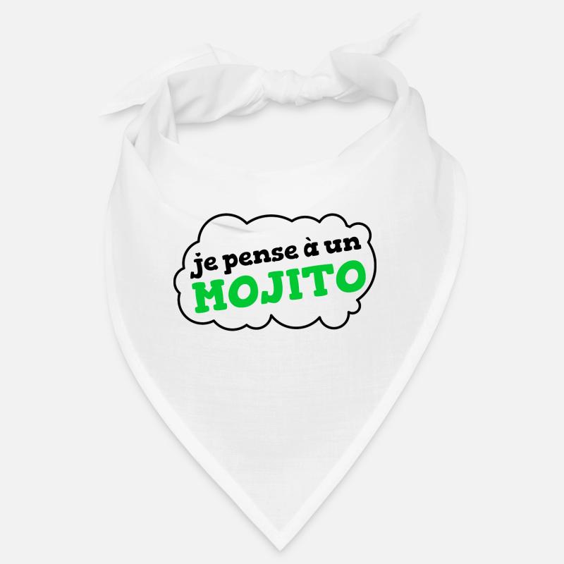 Je pense à un mojito (bulle) Bandana
