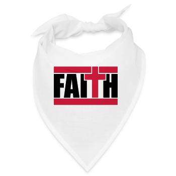 Religion Logo Text - Bandana - Weiß - Vorne