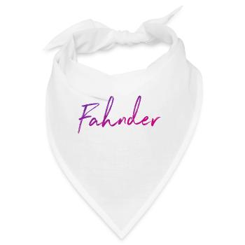 FAHNDER - Bandana - Weiß - Vorne