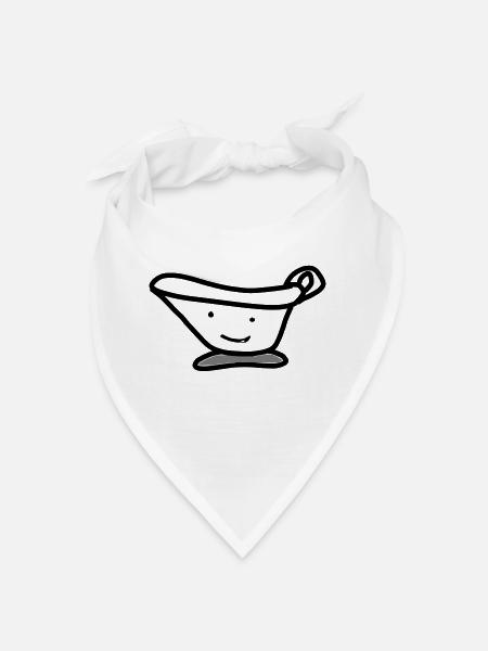 Sauce cup - Bandana - white