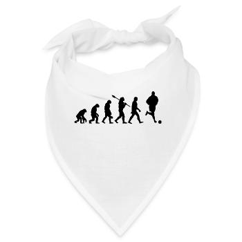 Foot Evolution des Affen Zum Fußballer - Bandana - Weiß - Vorne