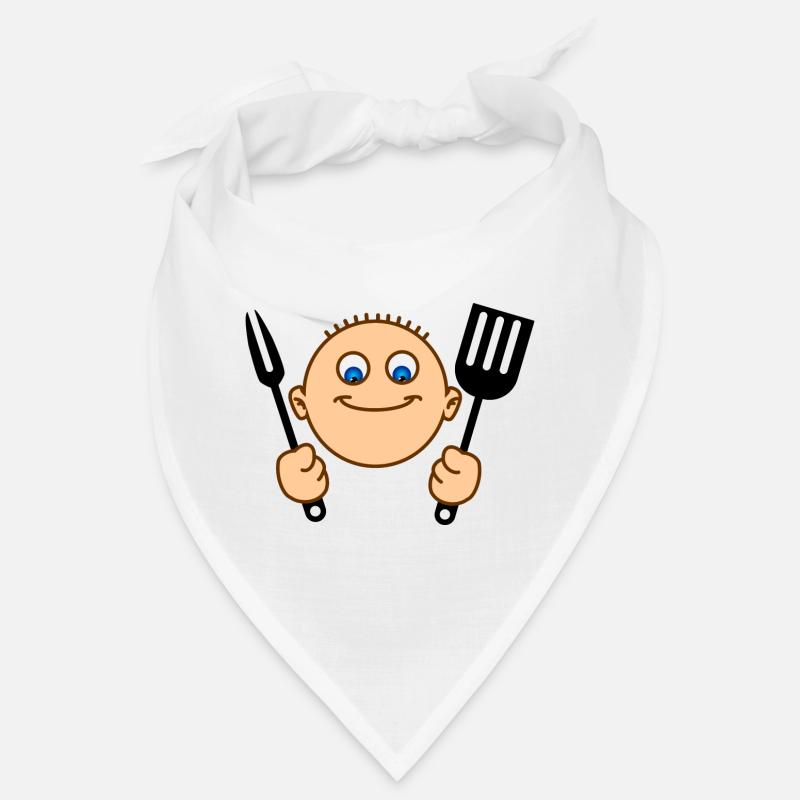 Aide joyeuse dans la cuisine ou le barbecue Bandana