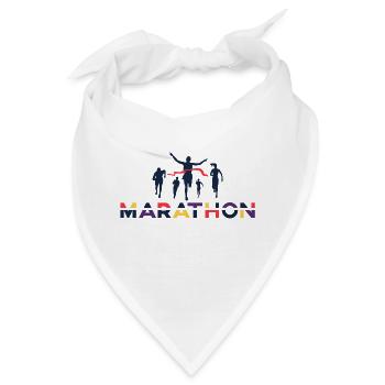Marathon - Bandana - Weiß - Vorne