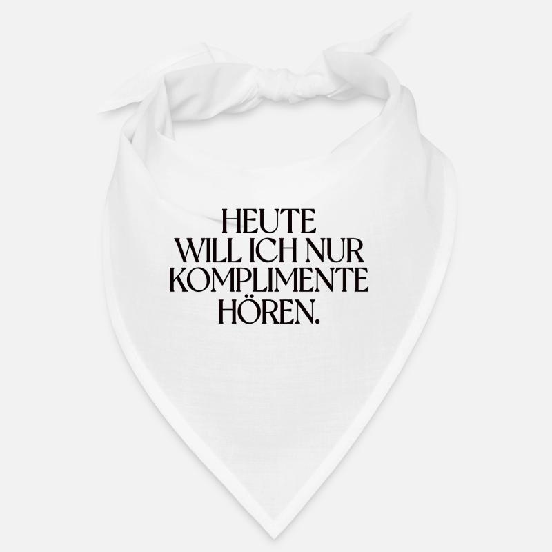 Komplimente - Bandana - Weiß