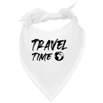 travel time - Bandana - Weiß - Vorne