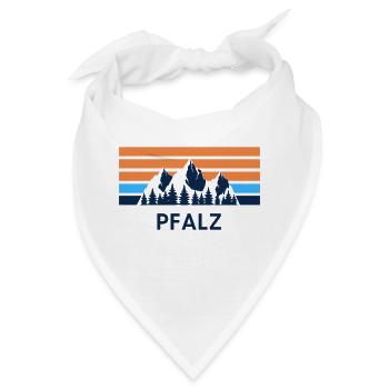 Regenbogen Landschaft - Bandana - Weiß - Vorne