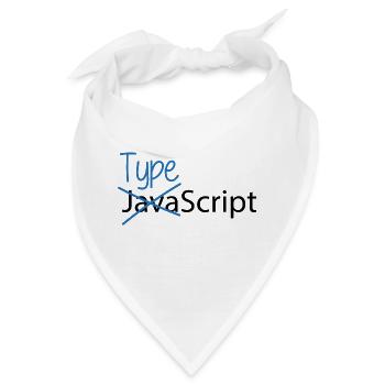 Typescript over Javascript - Bandana - Weiß - Vorne