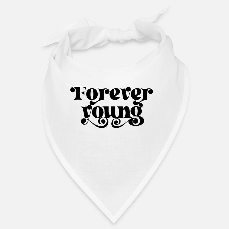 Forever young - Bandana - Weiß