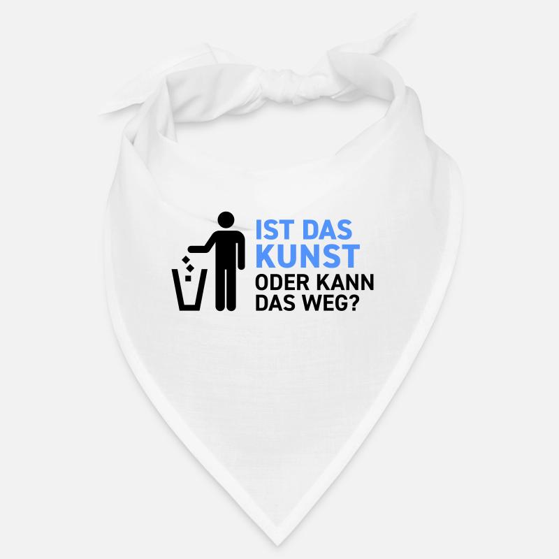 Ist das Kunst oder kann das weg? Museum Maler Müll Bandana