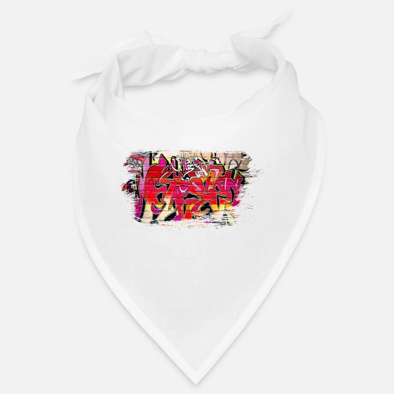 Graffiti - Bandana - Weiß