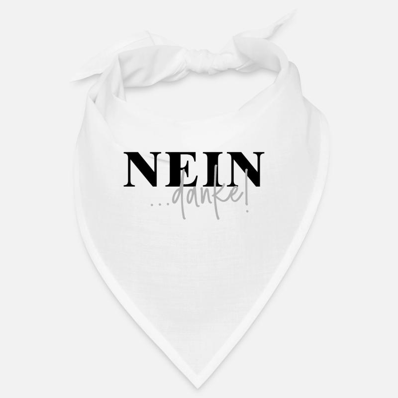 Nein danke - Bandana - Weiß
