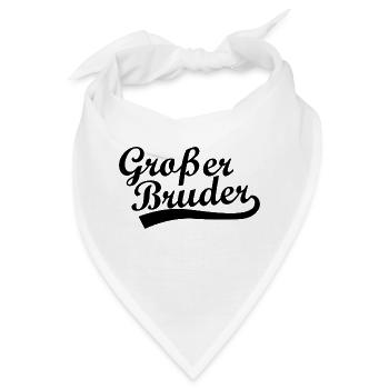 Großer Bruder - Bandana - Weiß - Vorne