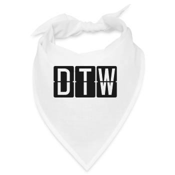 Detroit - Bandana - Weiß - Vorne