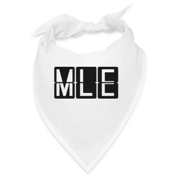 Malediven - Bandana - Weiß - Vorne