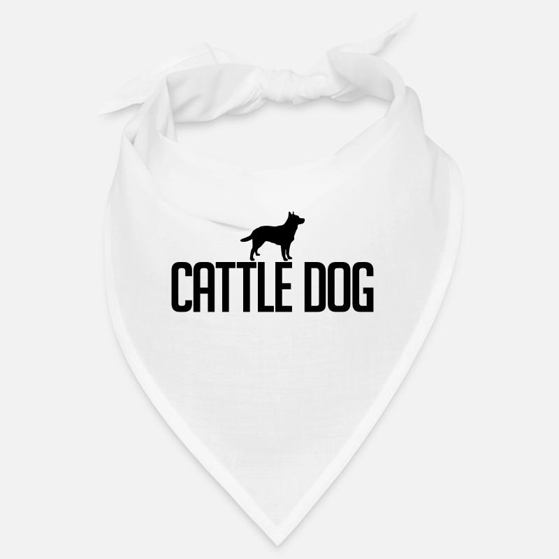 CATTLE DOG Hunderasse Hunde Hund Wilsigns - Bandana - Weiß