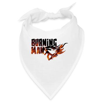 Burning Man - Bandana - Weiß - Vorne
