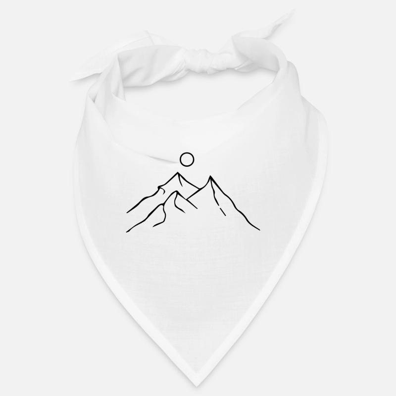 mountains minimal Bandana