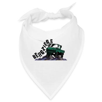 Bergziege - Unimog - Offroad - Oldtimer - Bandana - Weiß - Vorne
