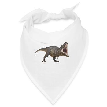 Dinosaurier Tyrannosaurus Rex - Bandana - Weiß - Vorne