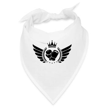Boxing Symbol - Bandana - Weiß - Vorne