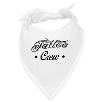 Tattoo Crew - Bandana - Weiß - Vorne