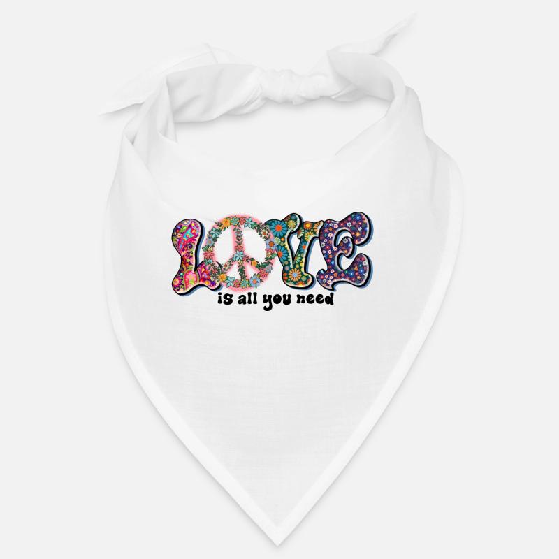 Love is all you need Design / Peacezeichen Bandana