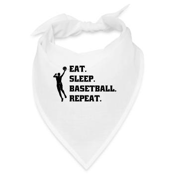 Basketballer Basketball Team Basketballliebhaber - Bandana - Weiß - Vorne