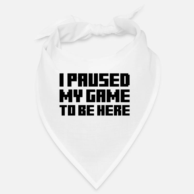 Pixel Game Paused Bandana