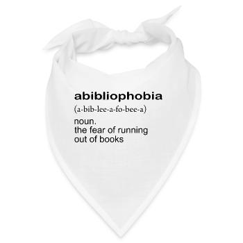 Abibliophobie Definition - Bandana - Weiß - Vorne