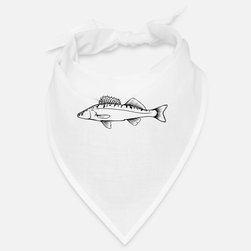 Zander Outline von Scuba.Style Bandana